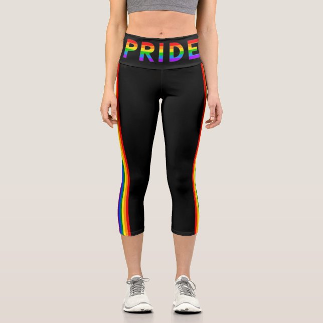 Orgullo Unisex Capri Leggings (Anverso)