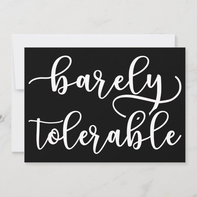 Orgullo Y Prejuicio - Apenas Tolerable (Anverso)