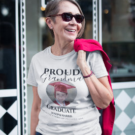 Orgullosa Abuela Del Graduado | Camiseta fotográfi