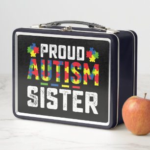 Orgullosa autismo Hermana Conciencia Familia Autis