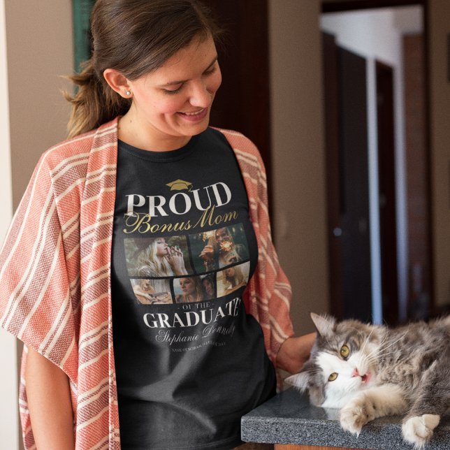 Orgullosa Bono Mamá de la camiseta graduada (Subido por el creador)
