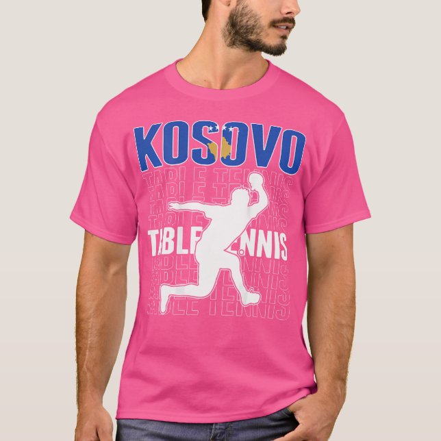 Orgullosa camiseta de aficionados de tenis de mesa (Anverso)