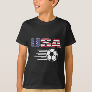 Orgullosa camiseta de fútbol de América - Pie de b