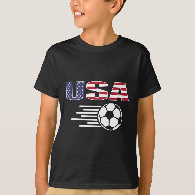 Orgullosa camiseta de fútbol de América - Pie de b (Anverso)