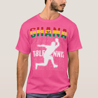 Orgullosa camiseta de Ghana para amantes del tenis
