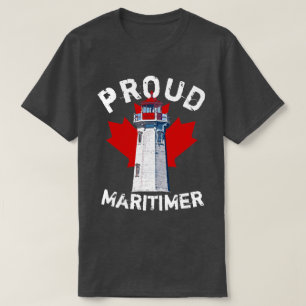 Orgullosa camiseta de Maritimer Nova Scotia peggy