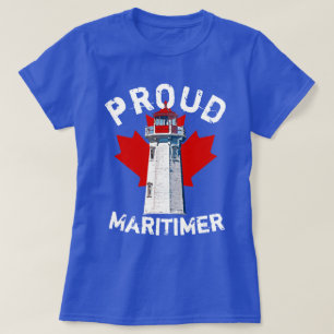 Orgullosa camiseta de Maritimer Nova Scotia peggy