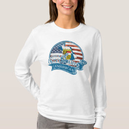 Orgullosa camiseta de mujeres americanas bávaras
