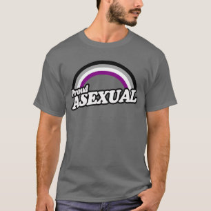 Orgullosa camiseta de orgullo asexual