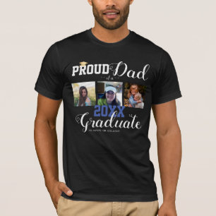 Orgullosa clase de papá de la camiseta de Grad Cap