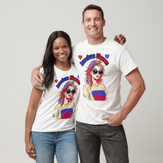 🇺 🇸 Orgullosa Estadounidense - Camiseta Patrióti