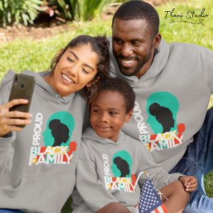 Orgullosa familia negra Mes de historia negra