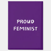 Orgullosa feminista - imán