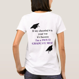 Orgullosa graduada mamá camiseta