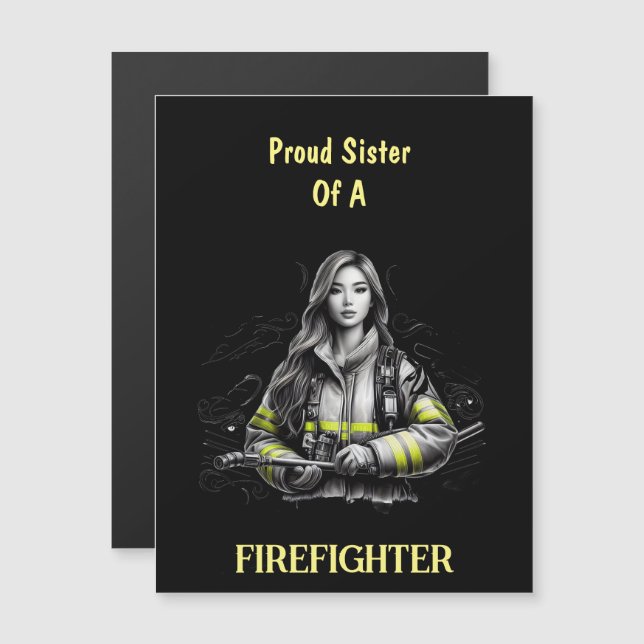 Orgullosa Hermana De FireFighter W (Anverso/Reverso)