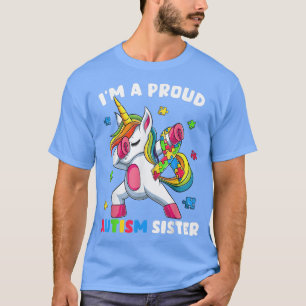 Orgullosa hermana del autismo Dab, Camisetas del b