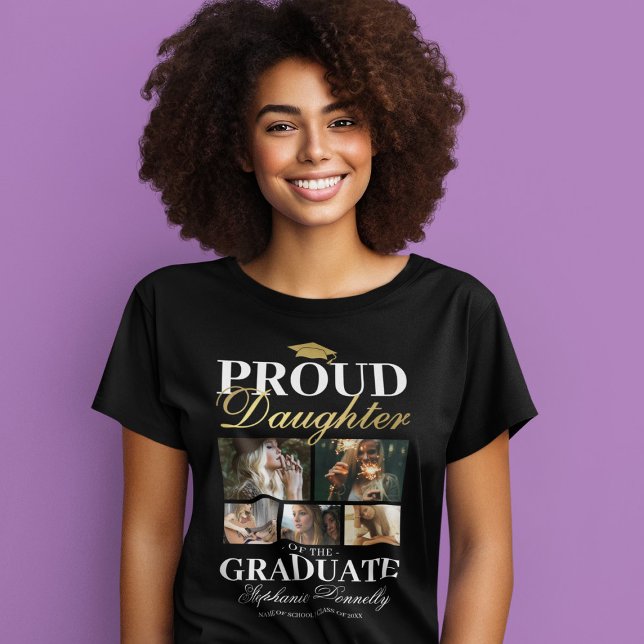Orgullosa hija de la camiseta graduada (Subido por el creador)