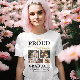 Orgullosa hija de la camiseta graduada