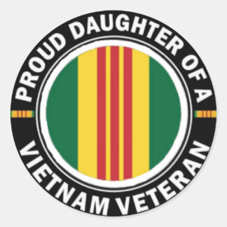 Orgullosa hija de Pegatinas vietnamitas de veterin