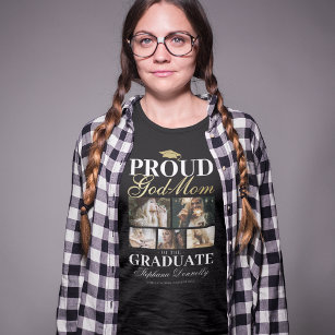 Orgullosa madre de Dios de la camiseta graduada