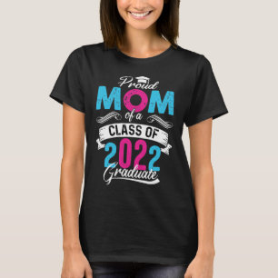 Orgullosa madre de una camiseta graduada de 2022