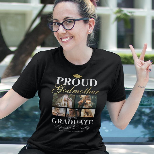 Orgullosa Madrina de la camiseta graduada (Subido por el creador)