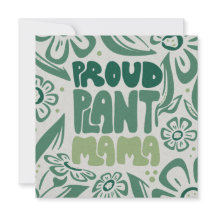 Orgullosa Mamá de Plantas – Tarjeta plana para ama
