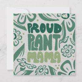 Orgullosa Mamá de Plantas – Tarjeta plana para ama