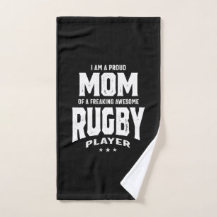 Orgullosa Mamá De Un Impresionante Jugador De Rugb