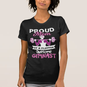 Orgullosa Mamá De Una Camiseta Gy De Gimnasta Impr