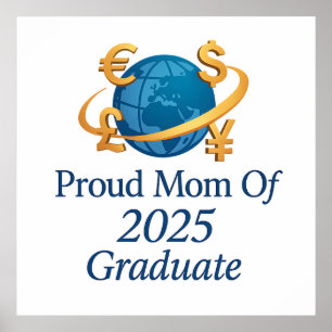 Orgullosa Mamá del Econ Grad 2025 - Arte sobre mon