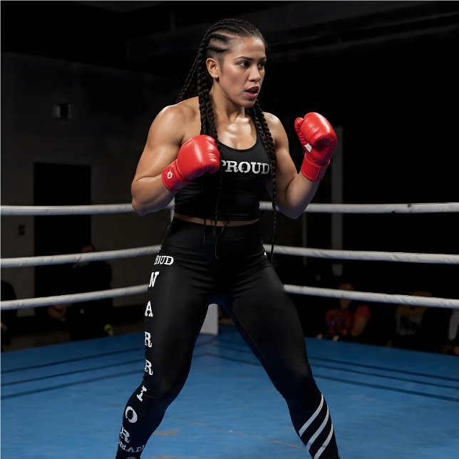 Orgullosa mujer guerrera leggings (Subido por el creador)