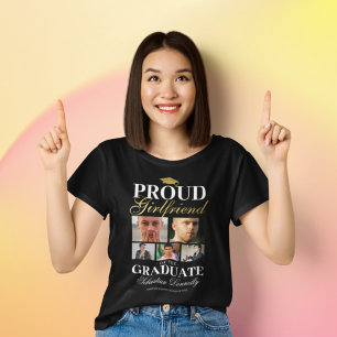 Orgullosa novia de la camiseta del graduado