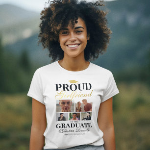 Orgullosa novia de la camiseta del graduado