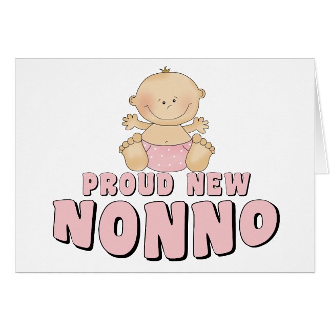 Orgullosa Nueva Niña Nonno (Anverso (Horizontal))