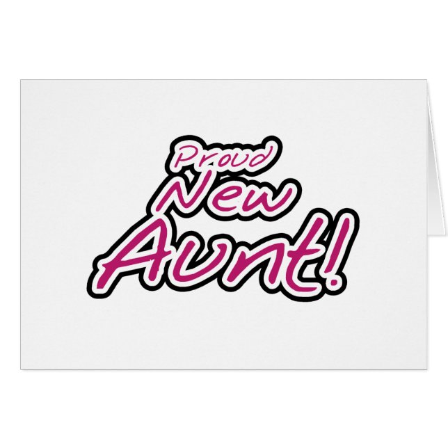 Orgullosas camisetas y regalos de nueva tía (Anverso (Horizontal))