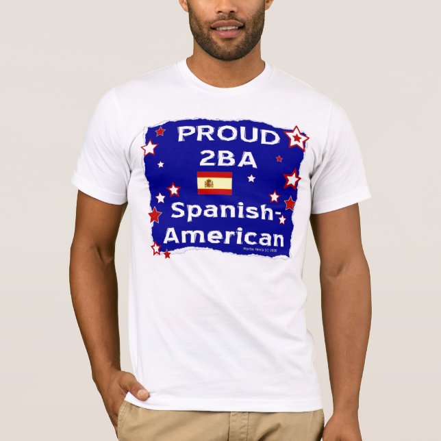Orgulloso 2B Un Español-Estadounidense - Camisa (Anverso)
