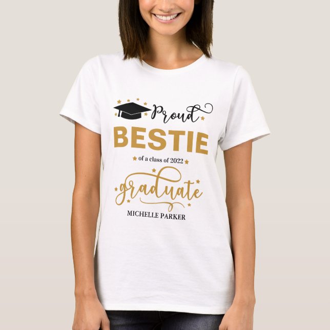Orgulloso Bestie de Graduado - Camisetas de Gradua (Anverso)