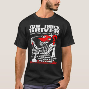 Orgulloso camionero de remolque camiseta