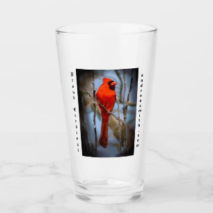 Orgulloso Cardenal - Vidrio para beber
