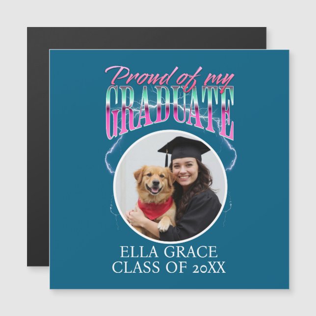 Orgulloso de mi Personalizado de grado Pic Chrome  (Anverso/Reverso)