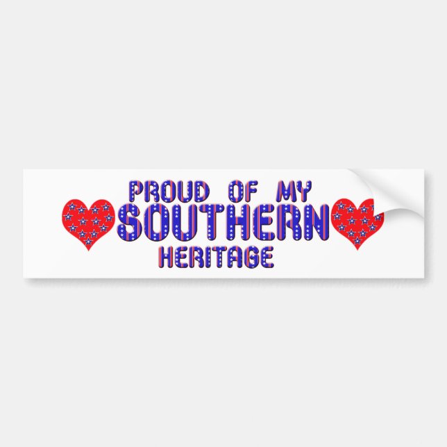 Orgulloso De Mis Pegatinas De Bumper Del Patrimoni (Frente)