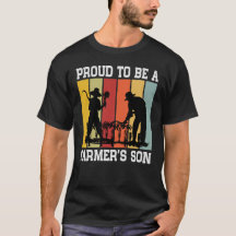 Orgulloso de ser camiseta de hijo de un granjero