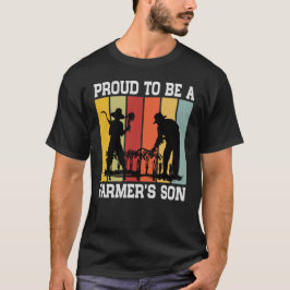Orgulloso de ser camiseta de hijo de un granjero