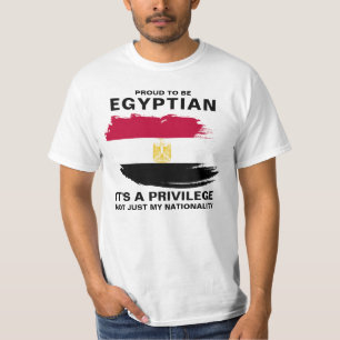 Orgulloso de ser egipcio, es una camiseta privileg