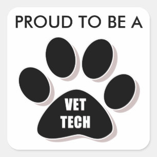 ORGULLOSO DE SER PEGATINA DE TECNOLOGÍA DE VET