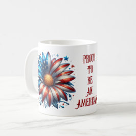 Orgulloso de ser un americano - Taza de café del 4
