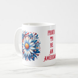 Orgulloso de ser un americano - Taza de café del 4