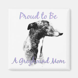 Orgulloso de ser un imán de mamá de Greyhound