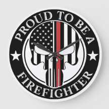 Orgulloso De Ser Un Reloj De Muro De Bomberos
